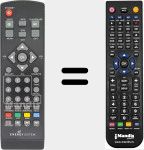 Replacement remote control for ENE004