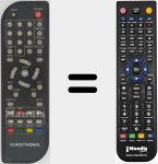 Replacement remote control for T1507