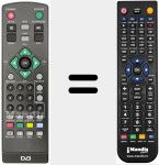 Replacement remote control for REMCON1006