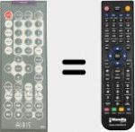 Replacement remote control for L253