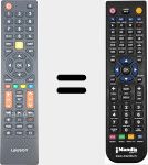 Replacement remote control for LAU006