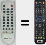 Replacement remote control for BK3B-C4