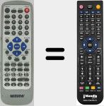 Replacement remote control for MIZ001