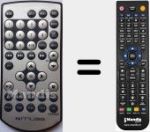 Replacement remote control for Muse001