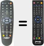 Replacement remote control for NOT005