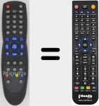 Replacement remote control for Opentel005