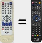 Replacement remote control for PRI001