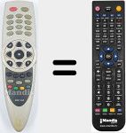 Replacement remote control for RCD420