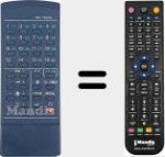 Replacement remote control for RC 700A