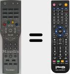 Replacement remote control for REMCON1147