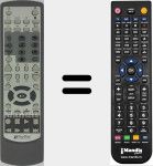 Replacement remote control for REMCON1433