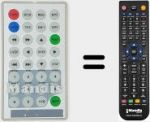 Replacement remote control for PRM-200