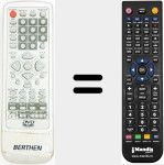 Replacement remote control for REMCON1660