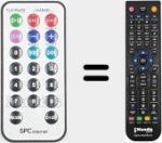 Replacement remote control for REMCON1747