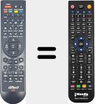 Replacement remote control for REMCON1916