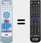 Replacement remote control for REMCON1922