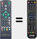 Replacement remote control for REMCON19230