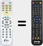 Replacement remote control for REMCON1943