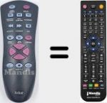 Replacement remote control for REMCON2036