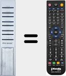 Replacement remote control for REMCON2062