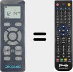 Replacement remote control for REMCON2074
