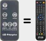 Replacement remote control for REMCON2090