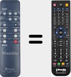Replacement remote control for RM805-T