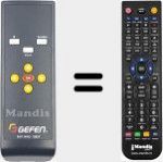 Replacement remote control for RMTWHD1080P