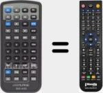 Replacement remote control for RUE-4155