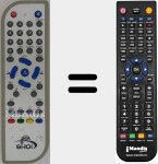 Replacement remote control for Shoi002