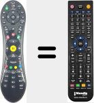 Replacement remote control for TIVO001