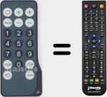 Replacement remote control for Technaxx001