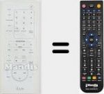 Replacement remote control for i9200WHT
