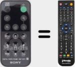 Replacement remote control for RMT-DPF1 (148075711)