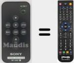 Replacement remote control for RMT-CM5iP (988516842)