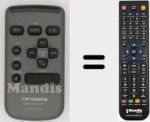 Replacement remote control for Carrozzeria (CXA6606)