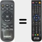 Replacement remote control for DJ96-00191B