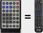 Replacement remote control for DSR-0112