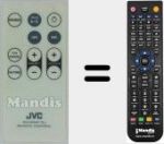 Replacement remote control for RM-SRAP10J