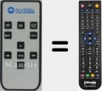 Replacement remote control for REMCON1515