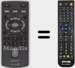 Replacement remote control for RM-X172 (148015024)