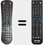 Replacement remote control for 02-26LED115B4