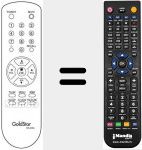 Replacement remote control for 105230A
