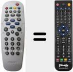 Replacement remote control for REMCON762