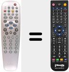 Replacement remote control for REMCON656