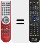 Replacement remote control for REMCON1343