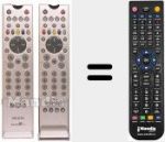 Replacement remote control for REMCON959