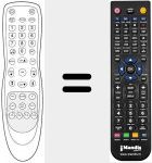 Replacement remote control for REMCON991