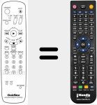 Replacement remote control for 597086G
