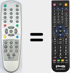 Replacement remote control for 6710V00061U
